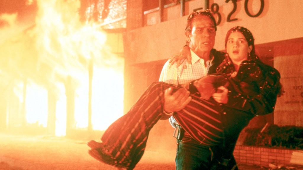 Volcano (1997) – Tommy Lee Jones, Anne Heche, Don Cheadle DISASTER MOVIE  REVIEW - SCARED STIFF REVIEWS
